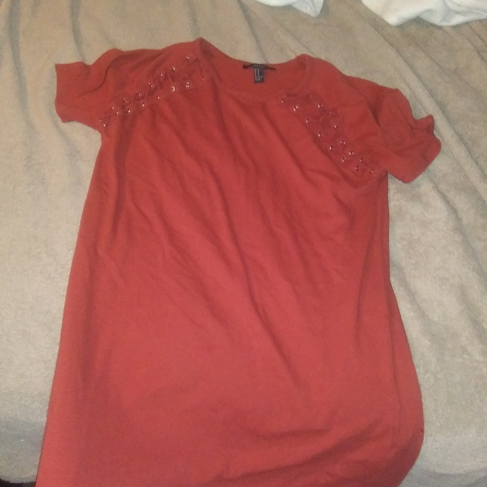 FOREVER 21 💞 burnt orange dress